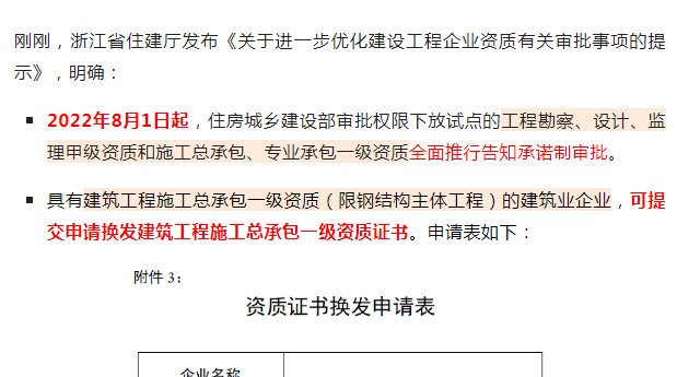 资质通知